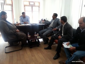 Director of Boys Branch meeting with branches’ deputies and the head of the control unit